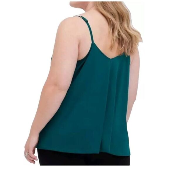 TORRID Swing Cami - Foxy Knit,            Jewel Green, size 2 (18-20, 2X) - Picture 3 of 12